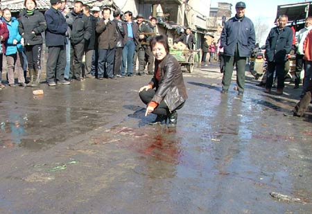 吉林梅河口市男子引爆手榴弹致4人死亡[组图]