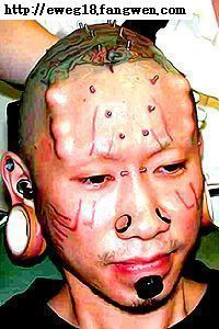 不见血的人体穿刺[胆小者勿入] (组图)__图说新