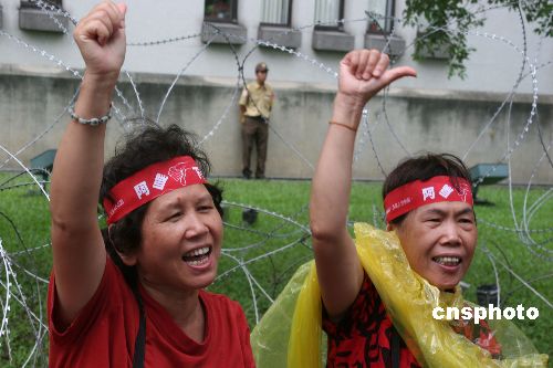 台北警方核准百万民众倒扁反贪游行路线