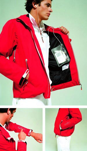 听音乐的衣服杰尼亚iJACKET