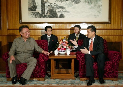 金正日与中国外交官共度元宵佳节(组图)