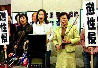台湾女“立委”建议对性侵害犯使用鞭刑(图)