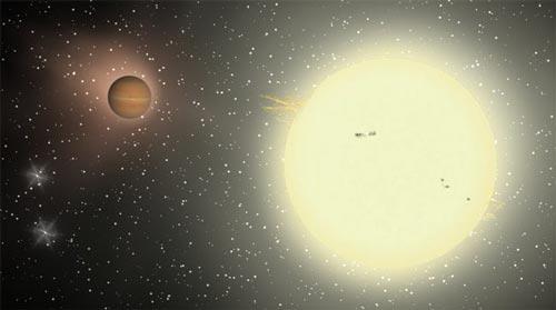 美科学家观测到迄今最大太阳系外行星(图)_行