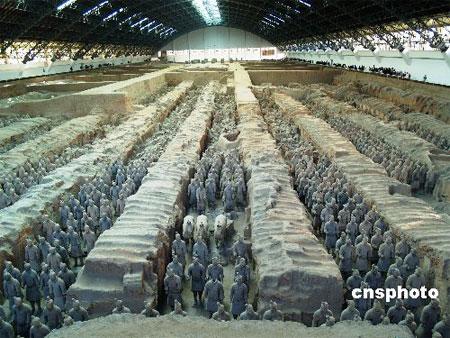 中国兵马俑赴英国大英博物馆展出(图)