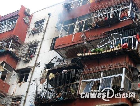 西安煤气公司家属院今天凌晨发生爆炸