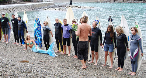 美澳30多名环保主义者抗议日本虐杀鲸鱼(图)