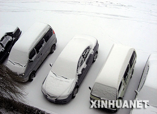 11月19日,吉林省吉林市降下今冬第一场大雪,学生们在操场上玩雪。吉林省大部分地区出现今冬第一场大规模降雪,吉林省气象台19日10时发布了明显降雪预报。 新华社发(朱万昌 摄)