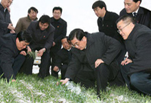 胡锦涛到安徽省考察工作