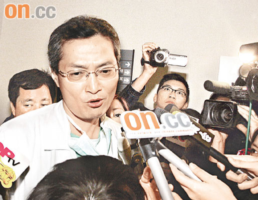 沈殿霞入院郑欣宜回避镜头医生称会尽力(组图)