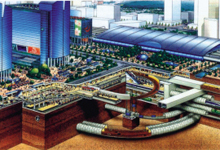 滨江商务区掘地17米兴建地下城