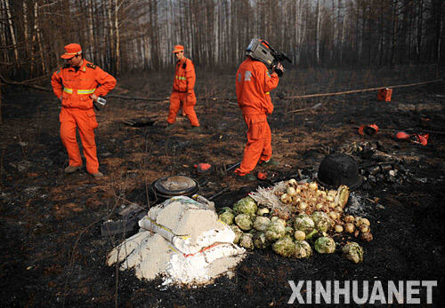 大兴安岭森林火线米-8空降运兵直升机坠毁(图)