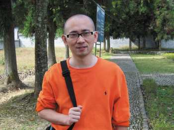 手绘 光头 眼镜