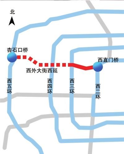 西外大街将西延到西五环图