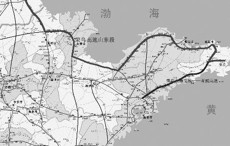 属于国家重点公路规划网的荣乌高速山东段实现全线贯通,我省半岛地区