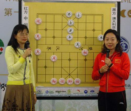 小将唐丹征战象棋女子团体