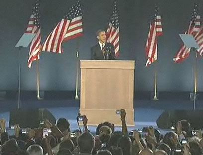 奥巴马发表获胜演说:美国的变革时代已到来_奥