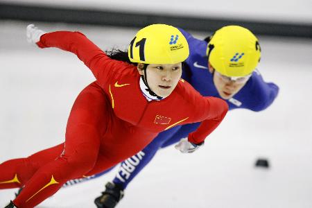 中国短道速滑队孟晓雪