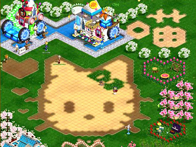 浪漫庄园疯抢地皮hellokitty凑热闹