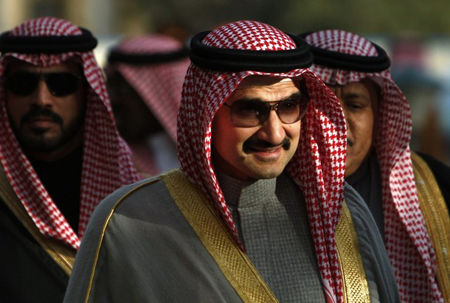 有阿拉伯的巴菲特美誉的沙特阿拉伯王子阿勒瓦利德