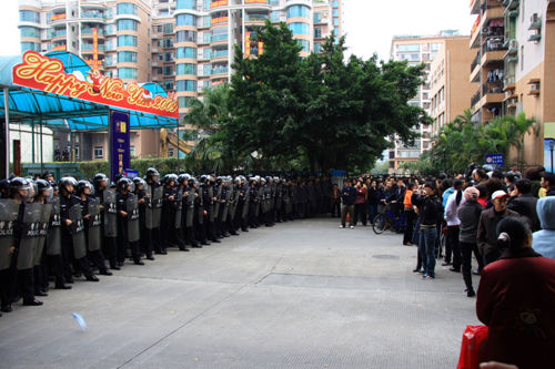 广州骏景变电工程停工2年后复工 引发群体纠纷