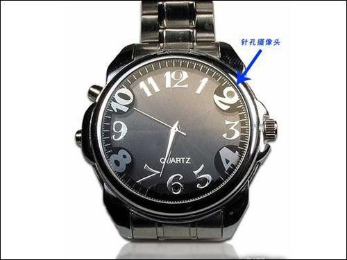 最佳间谍工具 带针孔摄像头的手表亮相_针孔摄