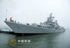 组图:出席中国海上阅兵的外国军舰