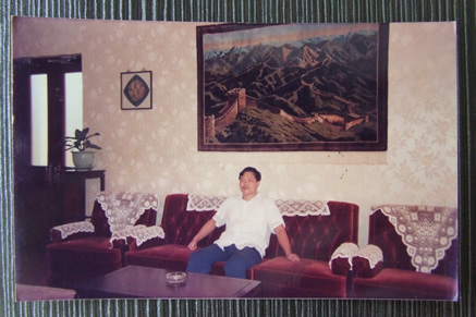 叶国光当年在中国驻西萨摩亚大使馆里当厨师时拍摄的照片