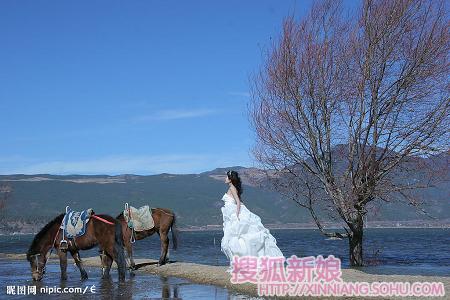 雪景动态壁纸_昵图网婚纱雪景