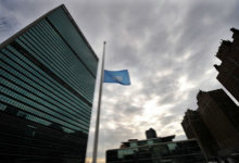 联合国降半旗向海地地震遇难者致哀