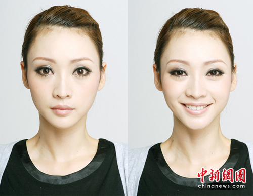 柳岩弃齐刘海气质全变