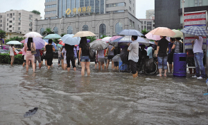 东风波卷走温州1.12亿元 暴雨预警已解除_东