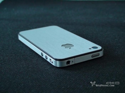 比白色更炫 iP4金属拉丝贴片15美元开卖