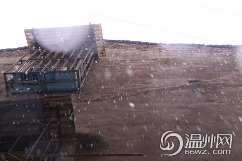 温州今早飘起雪花 春节期间天公作美(组图)_下