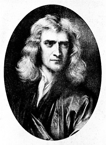 数学家艾萨克·牛顿逝世