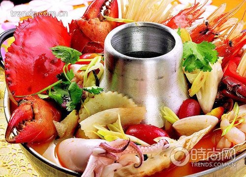 海鲜打边炉食材_打边炉的各种丸子_海鲜打边炉