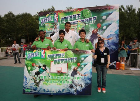 酷炫灌篮 创意无限(组图)_中国创意 灌篮高手 雪