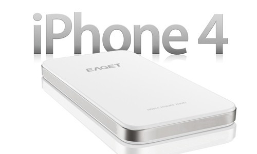精美绝伦!高雅的iphone4白色版移动硬盘上市
