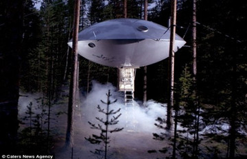 瑞典酒店似UFO