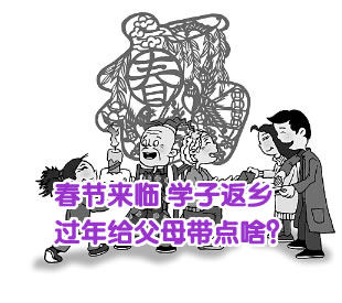春节来临 学子返乡 过年给父母带点啥? 图