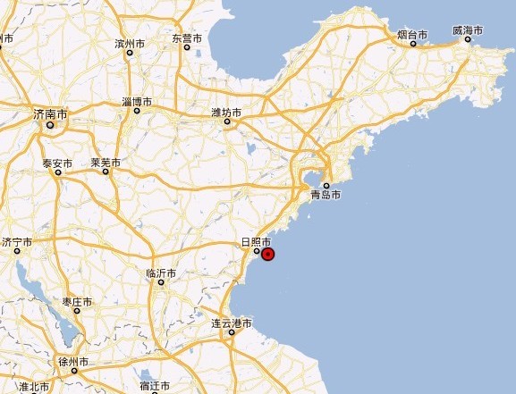 山东日照28日发生2.7级地震震中离市区11公里