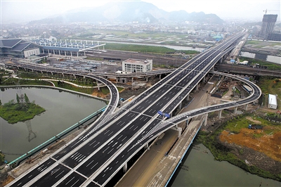 瓯海大道西段高架桥今日通车 不设红绿灯