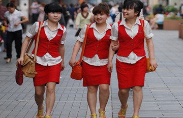 五一街头表情