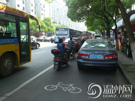 谁能给我一条自行车道 邀您随手拍交通