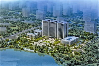 温州滨海新城投资集团总部暨温州经济技术开发区市民中心效果图