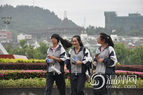 洞头:682名海岛学子冒雨赴考场(组图)_独家报道_温州网