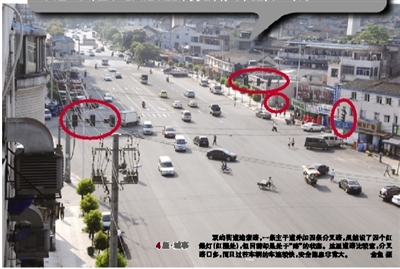 雙嶼街道迪索路與四條分叉路口存在交通安全隱患