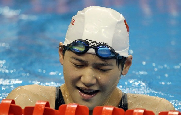 叶诗文200米混合泳半决赛减速仍破奥运会纪录