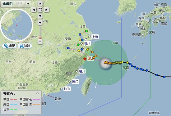 台风 海葵 朝浙江步步逼近温州今明阵雨或雷雨 独家报道 温州网