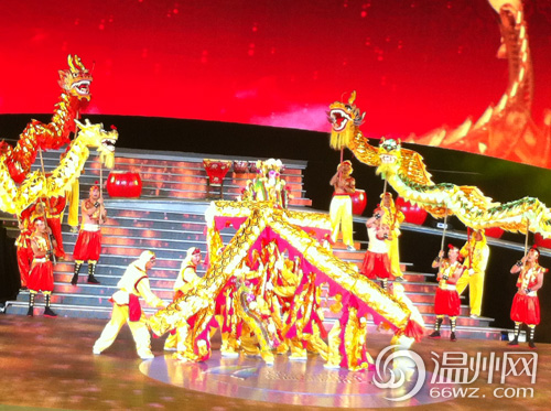 第四届温州艺术节开幕 龙舞荟萃唱响瓯文化