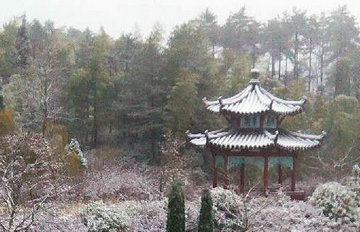 白雪飘扬四海山